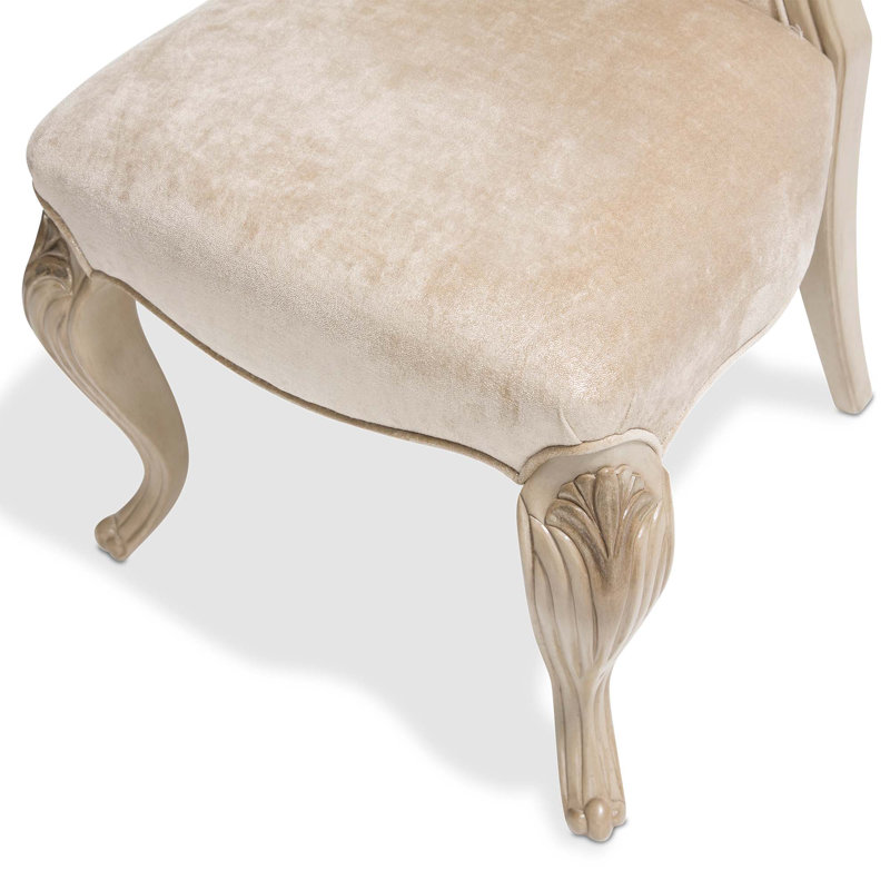 Platine De Royale Champagne Upholstered Dining Chair, Champagne