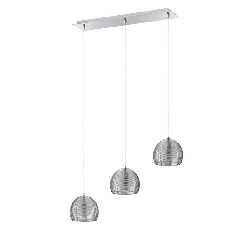 Luminaire dôme grappe 3 lumières La Cage