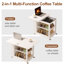 Table basse à roulettes extensible Soild-1562581881