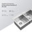 33'' L Double Bowl Stainless Steel Kitchen Sink