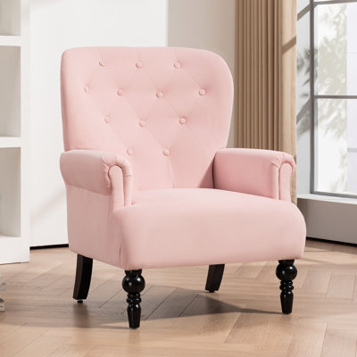 Daryann 31'' Wide Velvet Wingback Chair