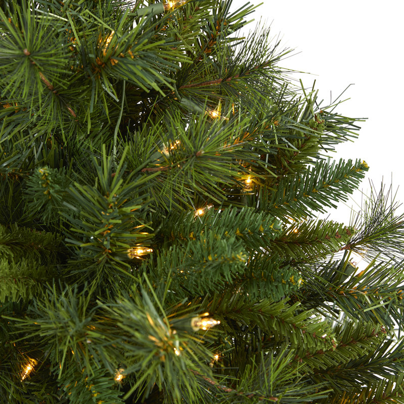 Lighted Artificial Christmas Tree, 3' H