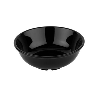 Bol en mélamine foncé GET B-24-BK, 24 onces, noir (ensemble de 12)