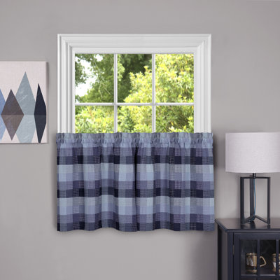 Sofitel Cotton Blend Scalloped Cafe Curtain