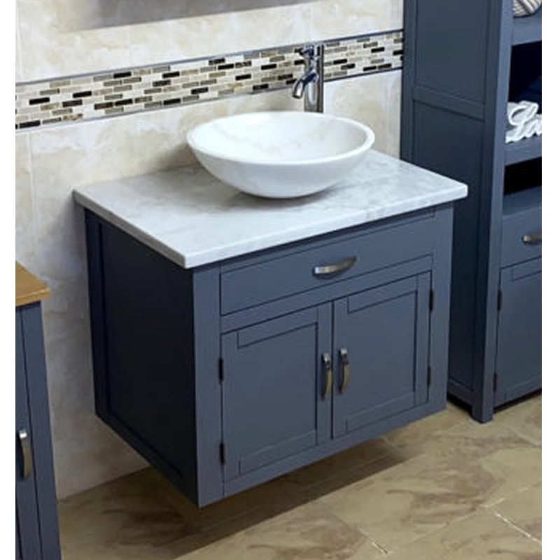 Bootle 750mm Single Bathroom Vanity with Vessel Stone Basin
