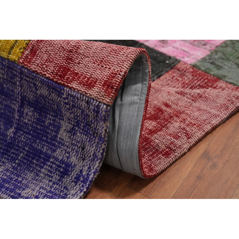 Tapis en laine patiné 8 x 10