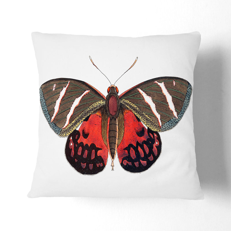 Square Throw Cushion, Black, 40cm H x 40cm W x 15cm D