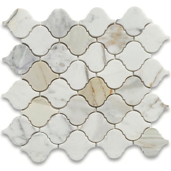 Calacatta 12" x 12" Marble Mosaic Tile