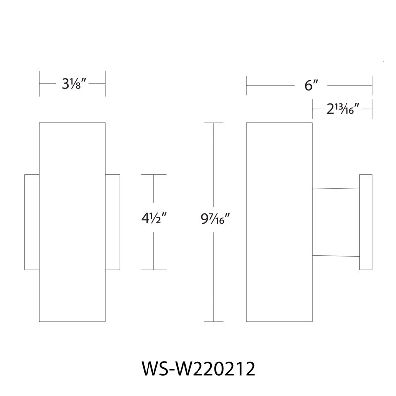 LED Wall Light, White