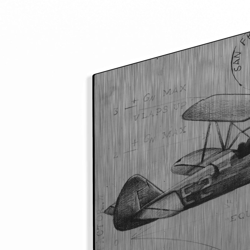 «Flight Schématique I» par Ethan Harper, H 12 po x l 16 po