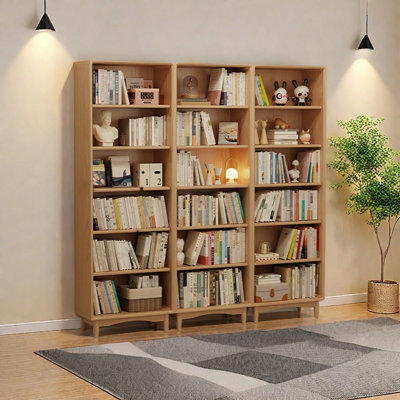 American style minimalist study bookshelf