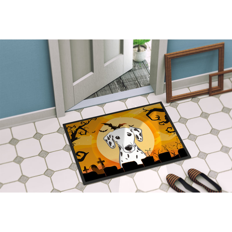 Tapis d'entrée antidérapant Dionatta Halloween, Rectangle 1 pi 6 po x 2 pi 3 po