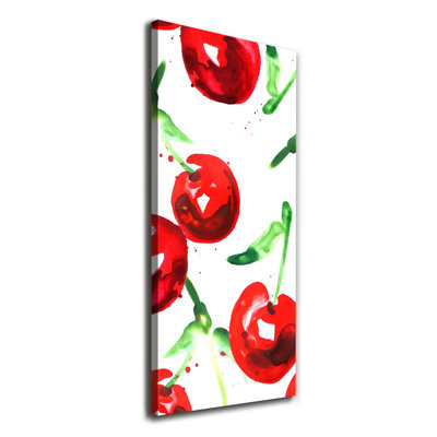 Cherries - Wrapped Canvas Print