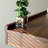 Nut-brown + Black Rectangular Hight adjustable Solid Wood + Steel with 2 drawers desk-107971798