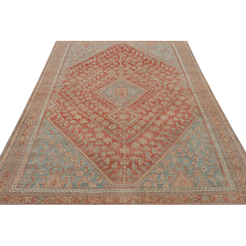 One-of-a-Kind Rectangle 6'5" X 9'3" Hand Knotted Area Rug