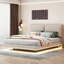 Grand lit plateforme tapissier