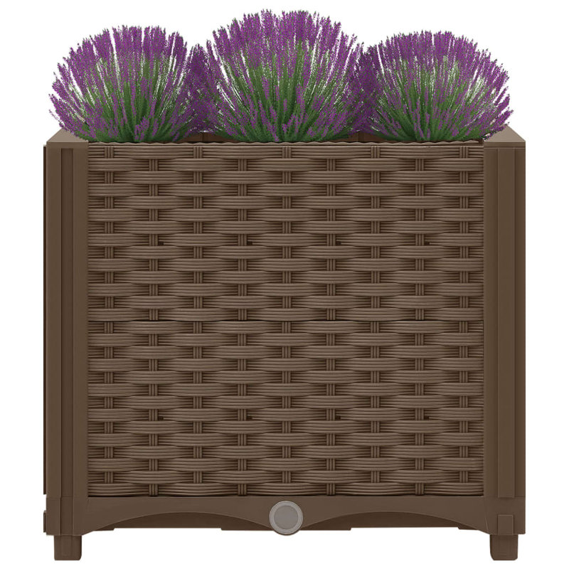 Roodhouse Raised Garden Bed, 38cm H x 40cm W x 40cm D, Brown