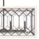 Chevron 6 Light Linear Rectangle Chandelier