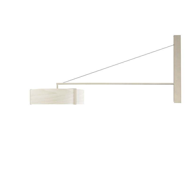 Thesis LED Wallchiere, Matte Ivory