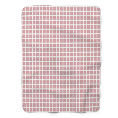 Motif de vacances rose - 1 pièce Sherpa Premium