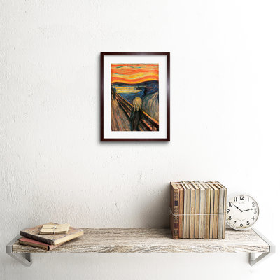 Munch Scream Old Master Reproduction by Edvard Munch - 1 Piece Single Picture Frame Wall Art