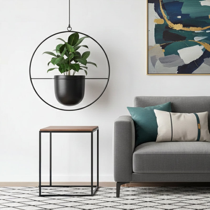Gidon Metal Hanging Planter