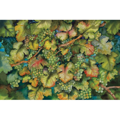 Chardonnay Grapes by Kathleen Parr McKenna - Wrapped Canvas Art Prints