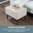 Luciano Mid Century Storage Ottoman-164977104