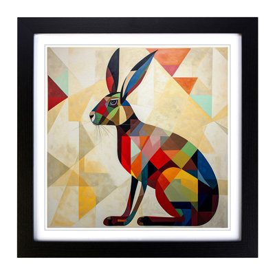 Hare Constructivism No.1 - Framed Print