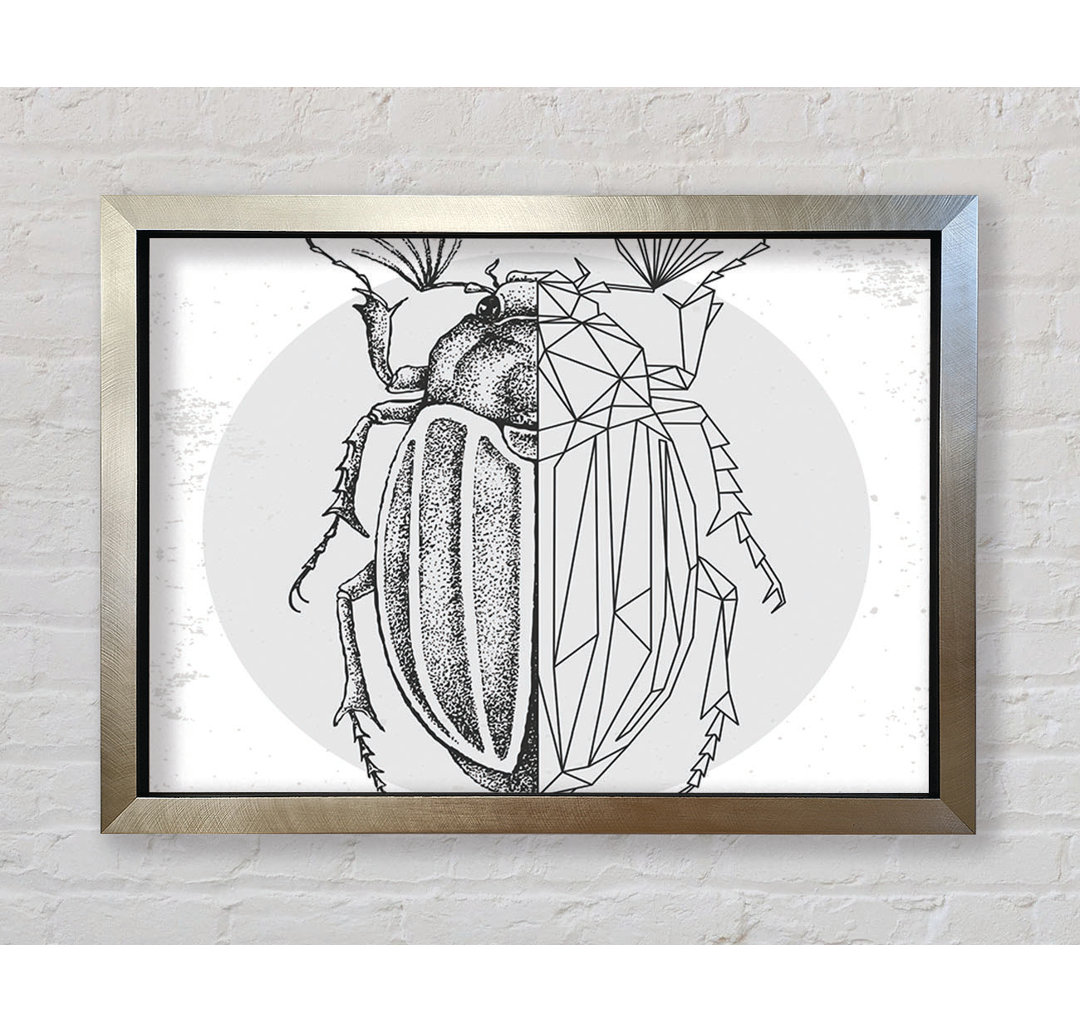 The Beetle Sketch - Einzelner Bilderrahmen Kunstdrucke