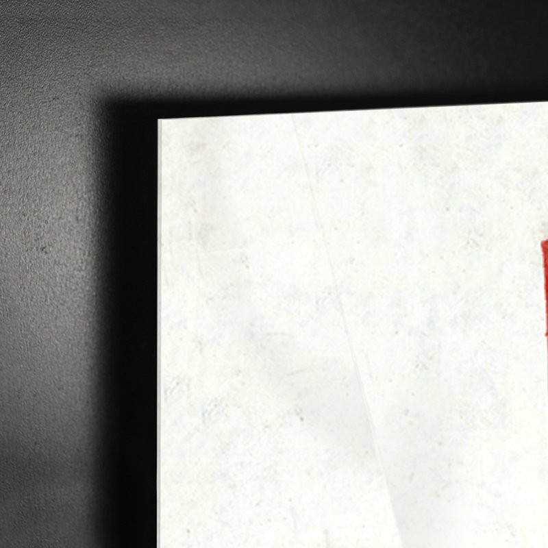 Red Black Cross 1 Piece Wall Art, 95cm H x 65cm W