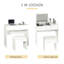 Ensemble coiffeuse et tabouret Annibella