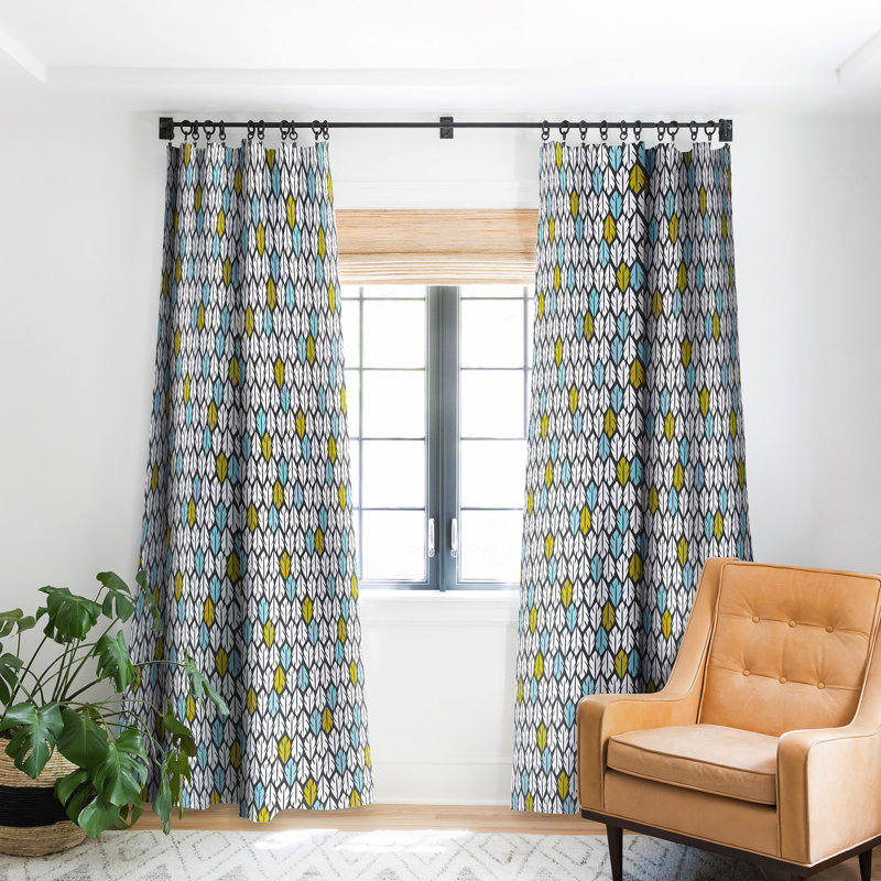 Heather Dutton Foliar 1pc Blackout Window Curtain Panel