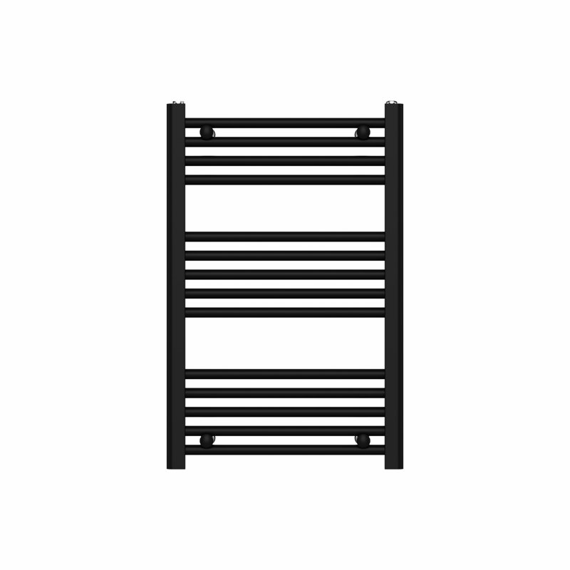 Heated Towel Rail 77cm x 50cm, Matt Black