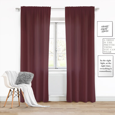 Robena Semi Sheer Curtain Single Panel
