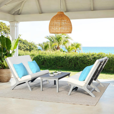 Eubank 4 Piece Sofa Seating Group with Cushions by Freeport Park