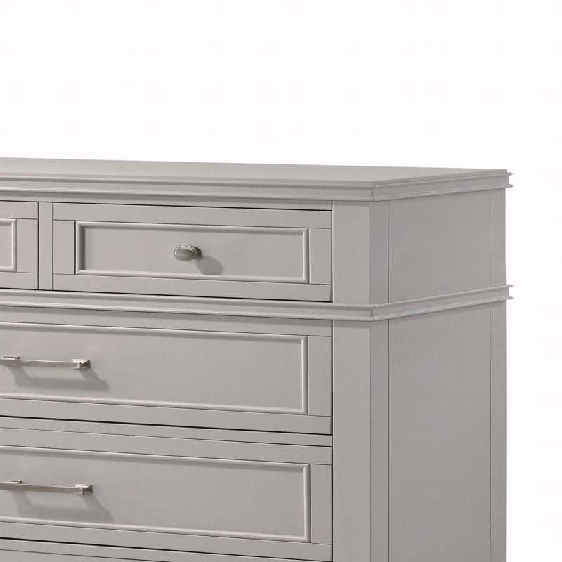 Commode 5 tiroirs, Gris