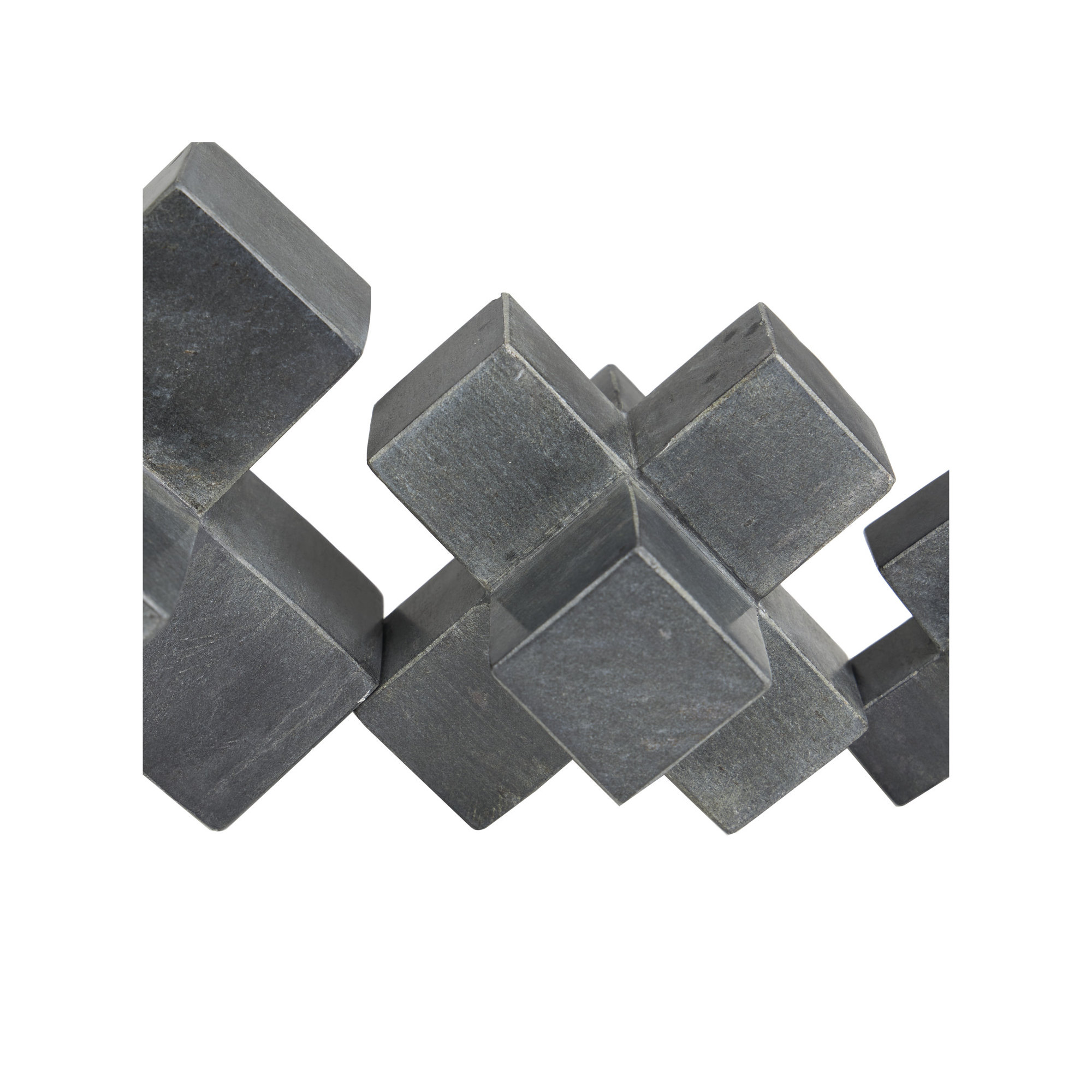 Ethie Jack Sculpture, 6.2" H x 5.75" W x 5.8" D, Black