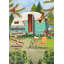 Drapeau de la maison d'été Woodsy Camper