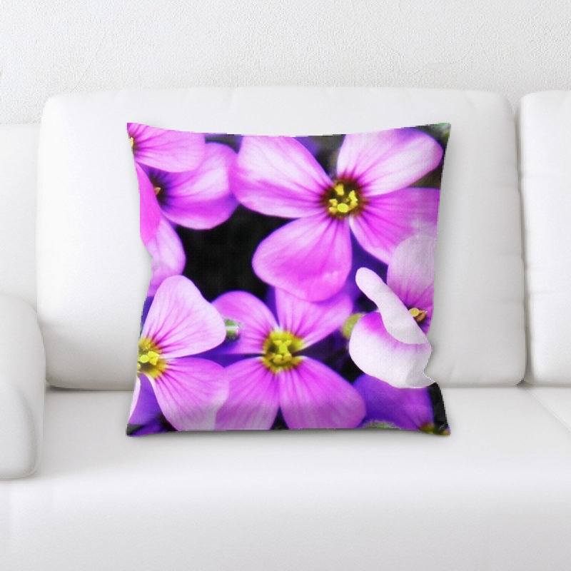 Coussin décoratif fleurs