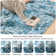 Abstract Machine Washable Rug with Rubber Backing for Living Room Modern Non-Slip Dining Room Rug Easy-Cleaning Colorful Floor Carpet for Bedroom Hallway Kitchen