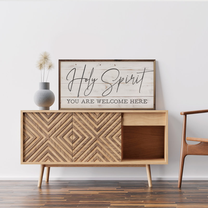 " Holy Spirit Whitewash ", 12" H x 24" W