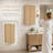 24" Wall Mounted Bathroom Side Cabinet-155671232-155671235