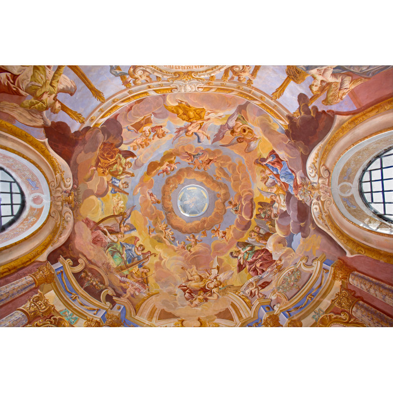 «Kanaya Fresco On Cupola On Canvas» par Sedmak, photographie, H 8 po x l 12 po