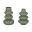 10” Dolomite Stacked Vase - Contemporary Abstract Stacked Sphere Decorative Table Vase - Home or Office Decor Accent - Flower Centerpiece Display Vase - Gift Idea-94283614-100332940