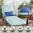 Outdoor Round Dining Chair Seat Pad-268982443