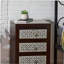 Table de chevet 3 tiroirs en bois