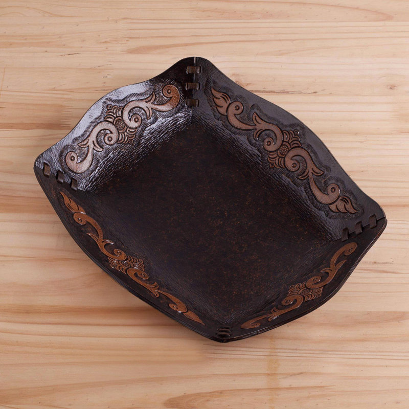 Campbellsburg Leather / Faux Leather Tray