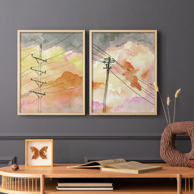Cloudy Communication I-Premium Framed Print -Ready to Hang - No Nails Required - No Nails Required