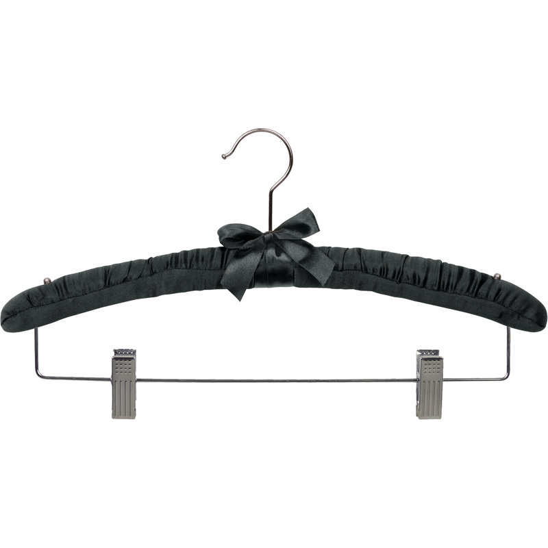 Cintre en satin avec pinces pour robe / chandail / chandail